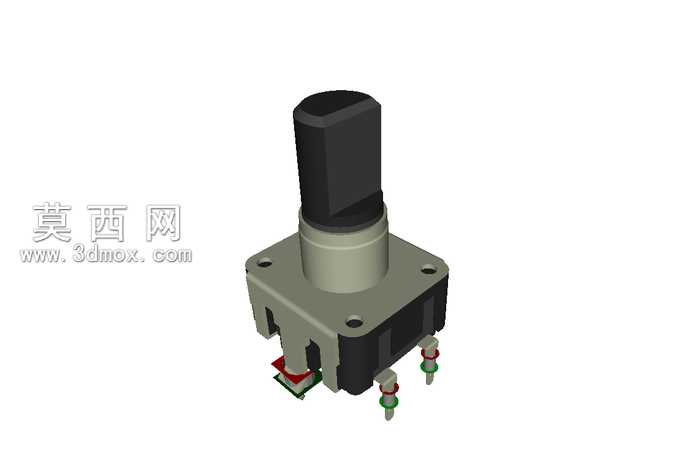 具有瞬时开关旋转编码器