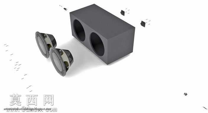 双15W0v3重低音扬声器框