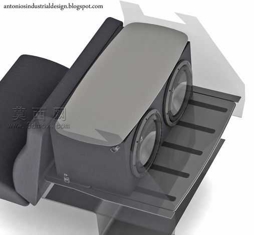 双15W0v3重低音扬声器框