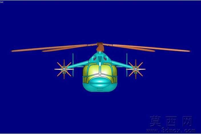 X-3高速复合直升机固体组件模型(Rev2)