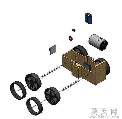 轻木电池车