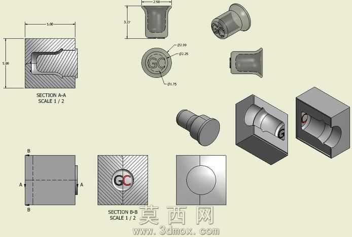 冰条子模具