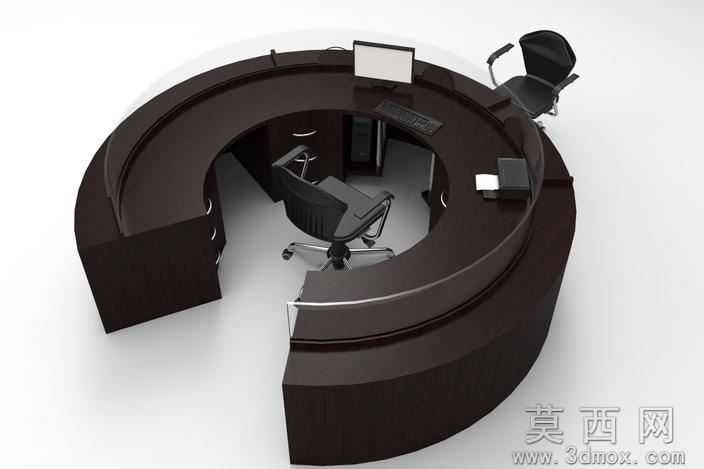 电脑桌7(它专门为银行或邮局