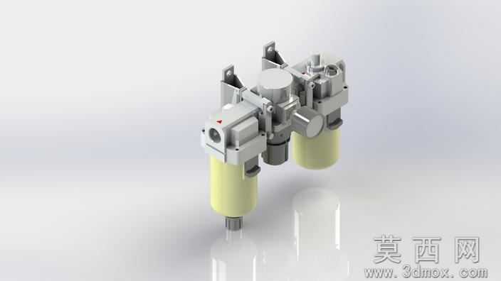 筛选器/稳压器/润滑器,1/2"-14NPT端口、压力表
