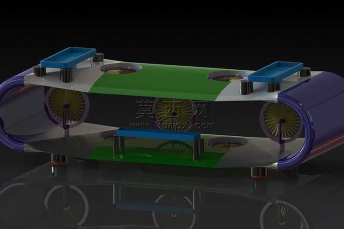 太阳能电动车机动的侦察关闭翼无人机的MakerBot复制器2桌面3D打