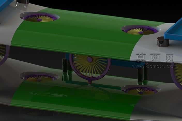 太阳能电动车机动的侦察关闭翼无人机的MakerBot复制器2桌面3D打