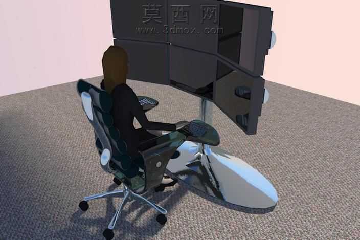 看妈妈......!没有桌子