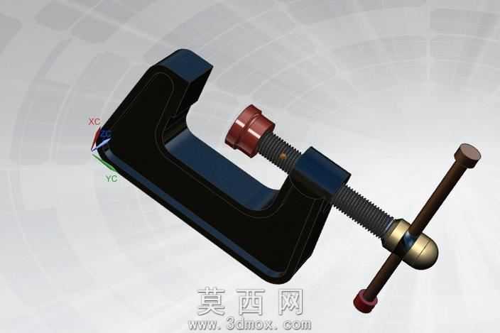 C夹紧组件(所有部分)