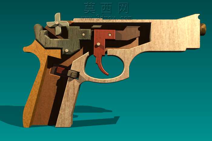 M9橡胶带枪