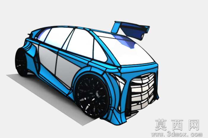 tooning汽车和自行车