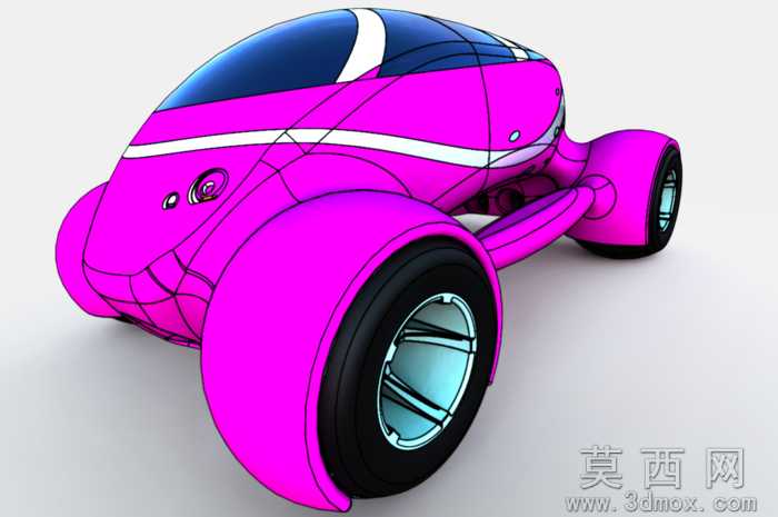 tooning汽车和自行车