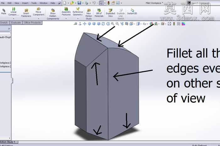 圆角问题与大会(SolidWorks)