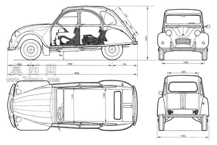 雪铁龙2CV