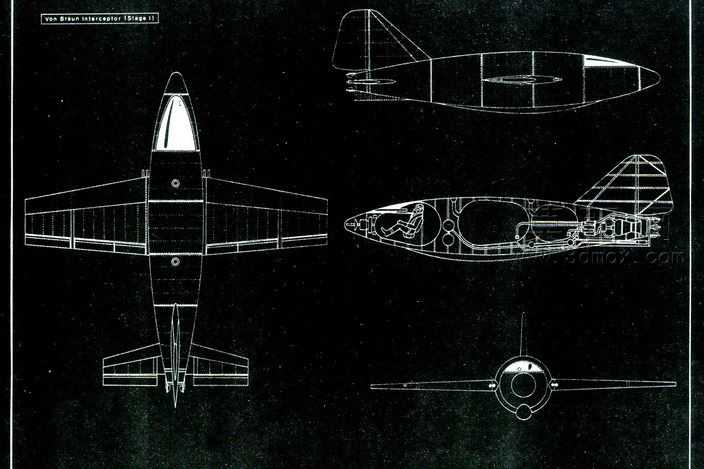 德国空军项目飞机、冯·布劳恩VTO拦截器