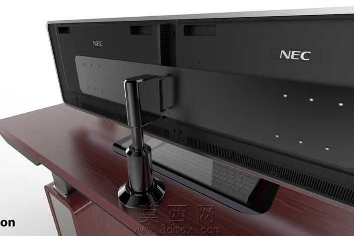 NEC坐/站立式混合办公桌