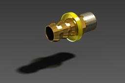 黄铜管接头,3/8"X1/2"PLM