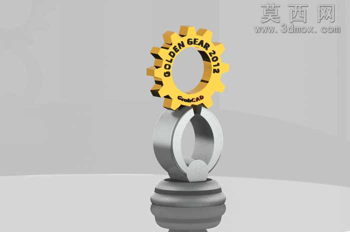 金色齿轮2012年奖杯设计