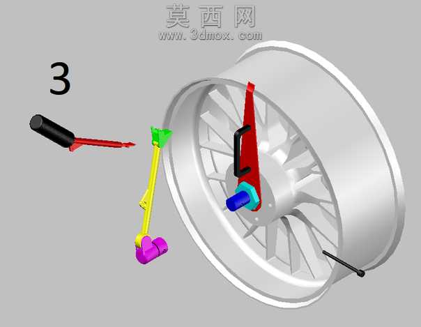 摩托车便携式轮胎换刀工具