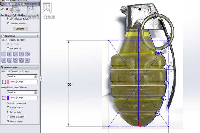 教程-提示-完全定义草图在SolidWorks(样条)