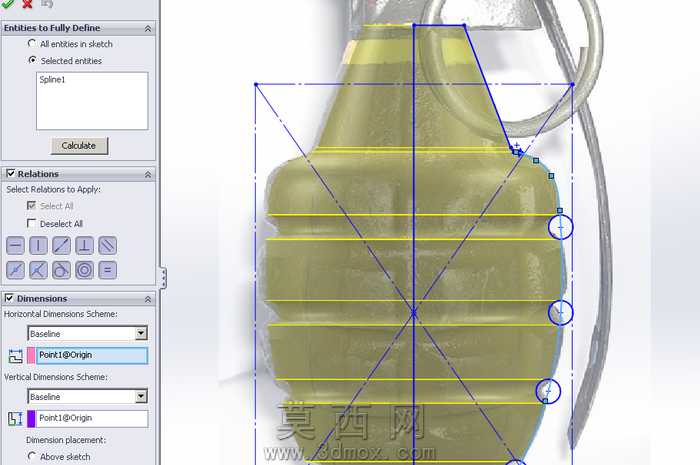 教程-提示-完全定义草图在SolidWorks(样条)