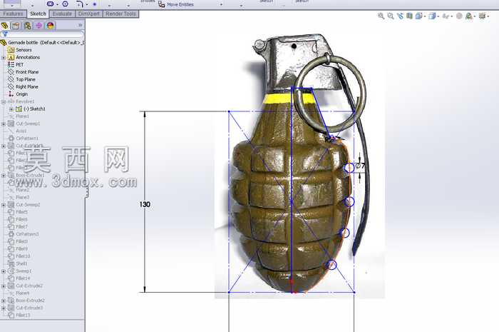 教程-提示-完全定义草图在SolidWorks(样条)