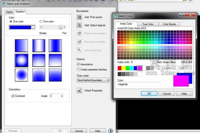��Autocad�еĻ�
