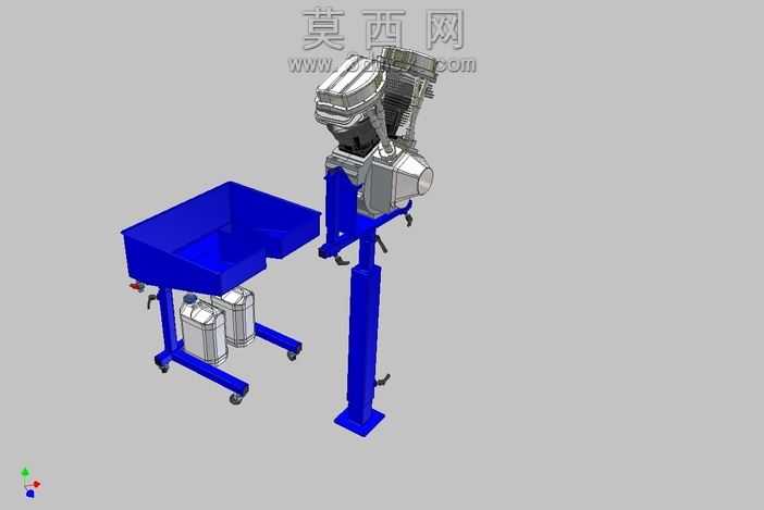 列腿 哈雷电机夹具 发动机清洗1