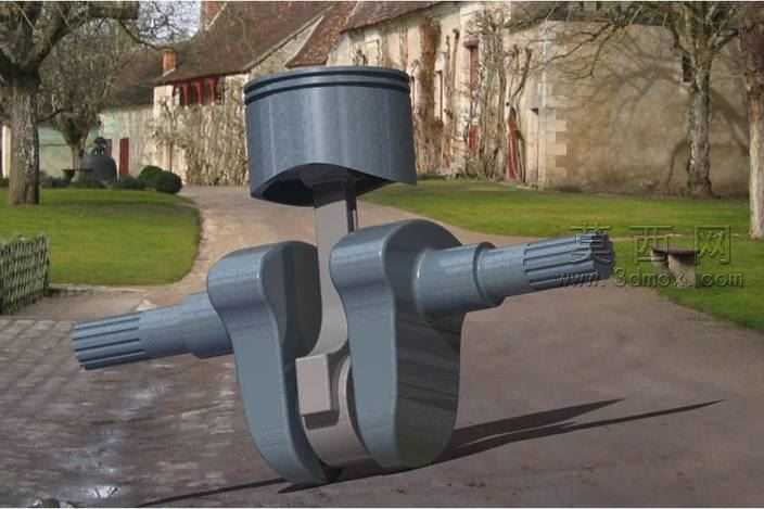 Assemblage_Piston_Bielle_Vilebrequin_CATIAV5
