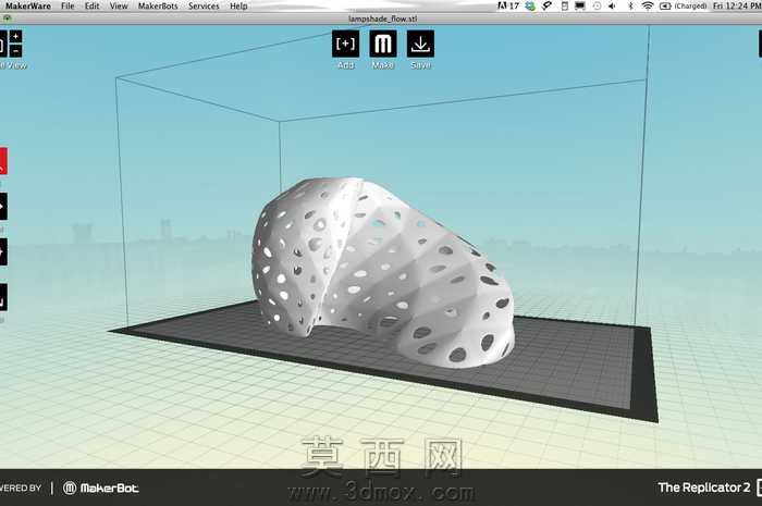 参数化|艺术::流量灯罩的3D打印