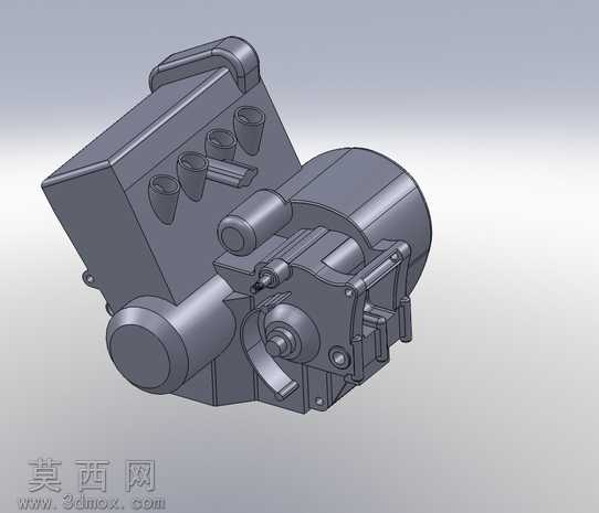 Solidworks的本田CBR600rr发动机的模型。