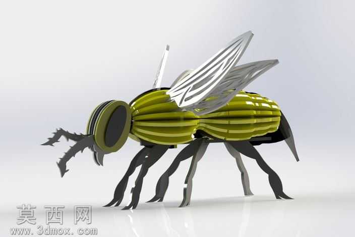 我的"大黄蜂"蜜蜂,黄夹克、黄蜂、金属板拼图、metalcraftdesi