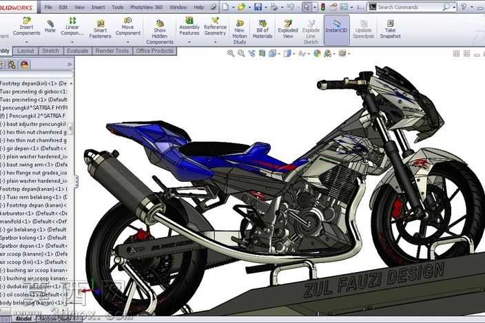铃木Satria/丽影150总重建