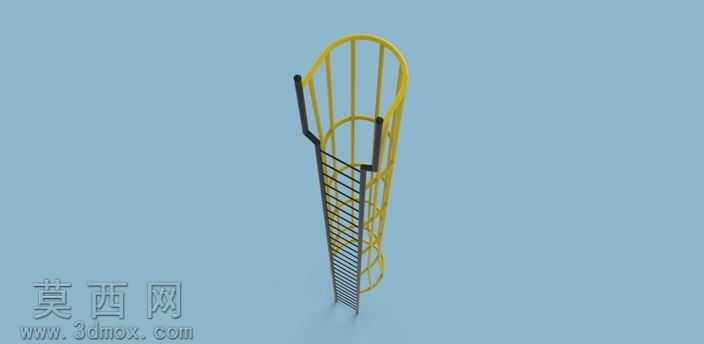 3D管笼步行穿越梯子