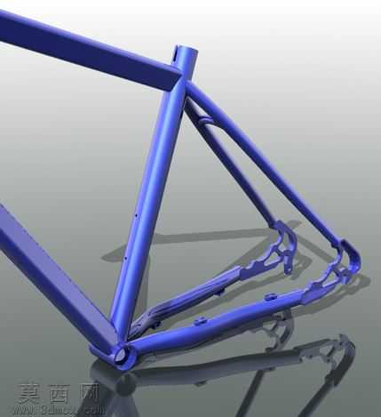 镀银合金山地车架650B