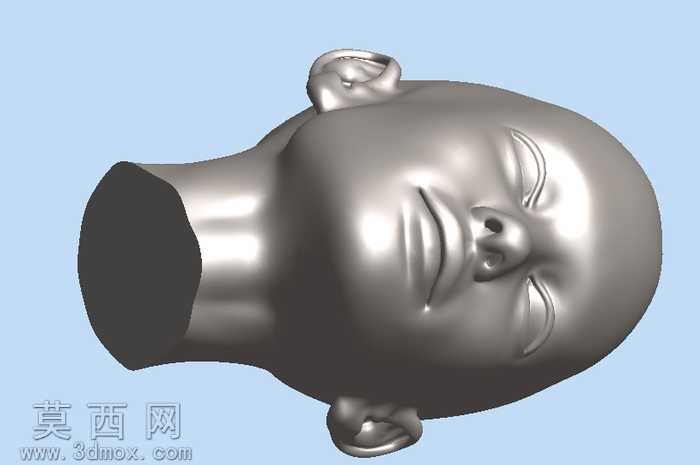人体头部缩放(轮表面模型到固体模型)