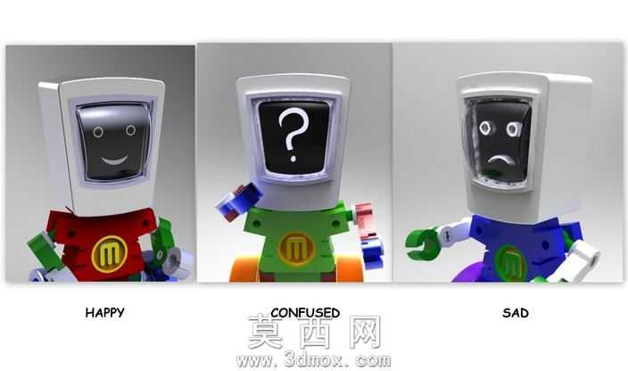 可爱小Makerbot吉祥物
