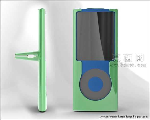 适配iPodNano4的车载夹持支架设计