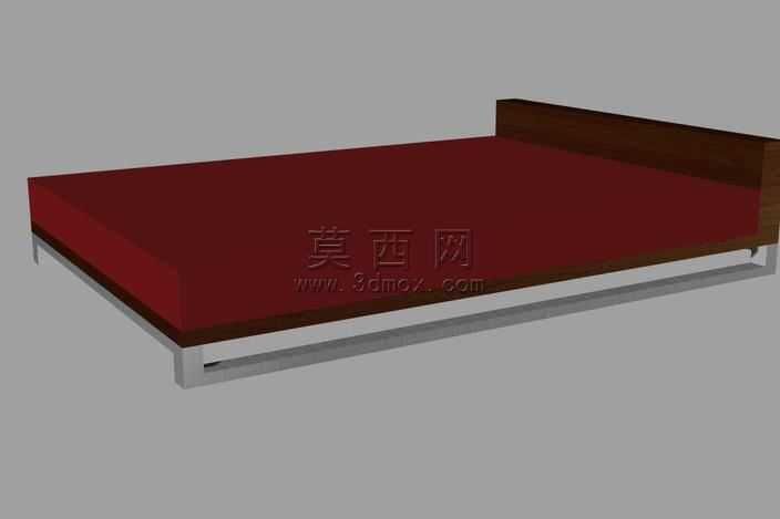 简单现代床