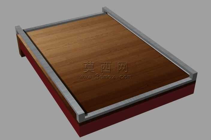 简单现代床