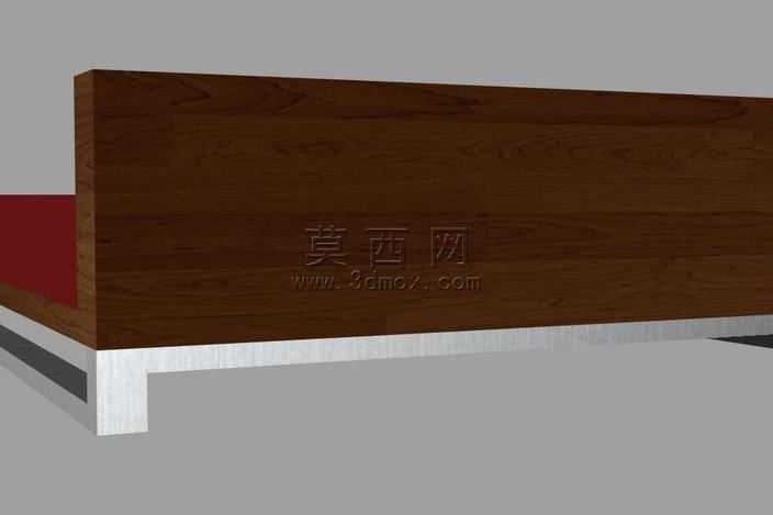简单现代床