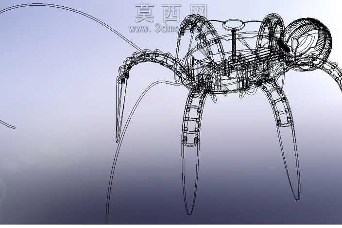 Spyder-无电动马达。压力流体管-控制。太阳能热能量。概念的想法