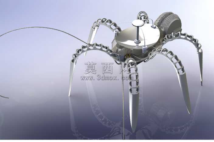 Spyder-无电动马达。压力流体管-控制。太阳能热能量。概念的想法