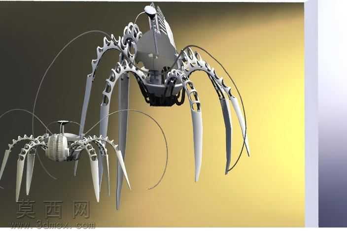 Spyder-无电动马达。压力流体管-控制。太阳能热能量。概念的想法