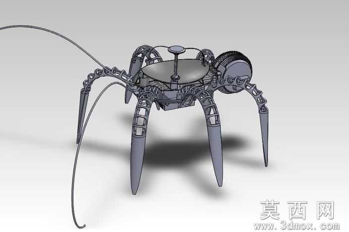 Spyder-无电动马达。压力流体管-控制。太阳能热能量。概念的想法