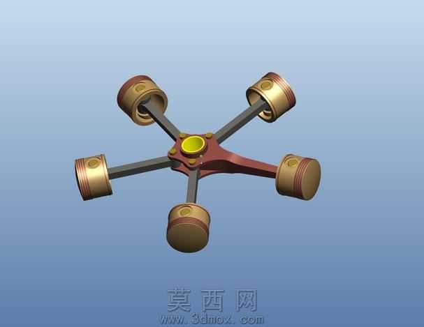 星形发动机装配pro/e