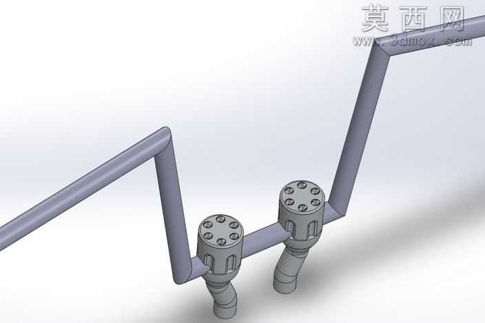 摩托车扩展卡的施普林格栏标准三重树上
