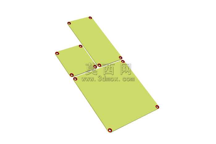 FR4PCB的基质KiCad3d效果图