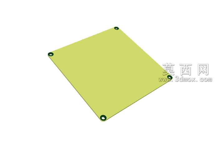 FR4PCB的基质KiCad3d效果图