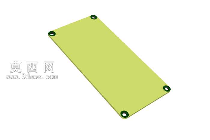 FR4PCB的基质KiCad3d效果图