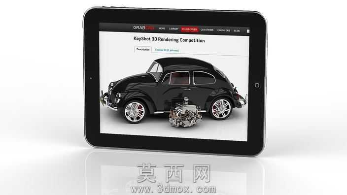 Keyshot呈现拳击手引擎动画和图片